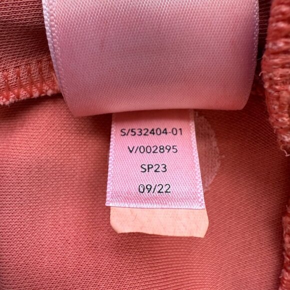 Athleta Sundown Hoodie Sweatshirt Pullover Women's Small Orange Coral Activewear - Picture 14 of 14